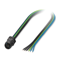 SACC-E-S15FS-5PE-M20/0,25 Device connector front mounting