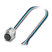 SACC-EC-FS-4CON-M16/1,0 SCO Device connector front mounting