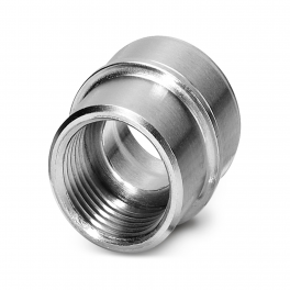 SACC-M12 NUT PRESS V4A Housing screw connection