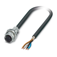 SACCBP-FS-4CON-M16/1,0-PUR SCO Device connector rear mounting