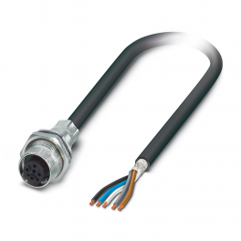SACCBP-FS-5CON-M16/1,0-PUR SCO Device connector rear mounting
