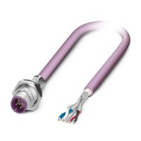 SACCBP-M12MS-5CON-M16/2,0-920X Device connector rear mounting