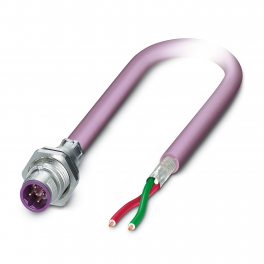 SACCBP-M12MSB-2CON-M16/0,5-910 Device connector rear mounting