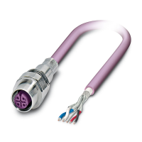 SACCEC-M12FS-5CON-M16/ 5,0-920X Device connector front mounting