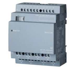 Siemens 6ED1 055-1FB10-0BA2 LOGO! 8 skaitmeninių įėjimų/išėjimų modulis DM16 230R, 8DI/8RO, 115/230V AC