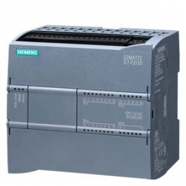 Siemens S7-1200 6ES7 214-1AG40-0XB0 CPU 1214C PLC valdiklis, 14DI/10DO/2AI 0–10V, 100kB, 24V DC