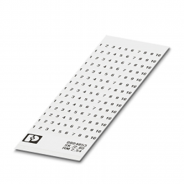 SK  2,54/2,8:FORTL.ZAHLEN 81-90 Marker for terminal blocks