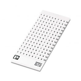 SK  3,5/2,8:FORTL.ZAHLEN 61-70 Marker card