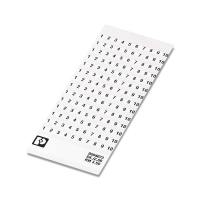 SK  3,5/2,8:FORTL.ZAHLEN 91-100 Marker card