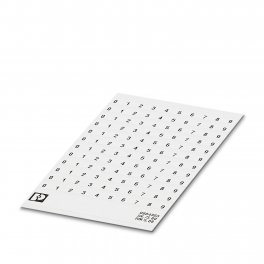 SK  5,08/3,8: 0-9 Marker card