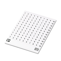 SK  6,2/3,8:FORTL.ZAHLEN 91-100 Marker for terminal blocks