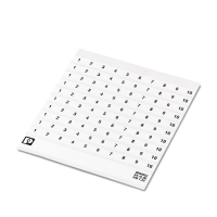 SK  7,62/5:FORTL.ZAHLEN 1-10 Marker for terminal blocks