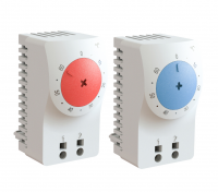 Mažas mechaninis termostatas aušinimo arba signalizacijos sistemoms, tipo KTS 111, nuo +20 iki +80 °C, 1NO; IP20; sertifikatai: CE, UL, VDE, EAC (atitinka 01158.0-00)