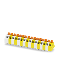 SPTAF 1/16-3,5-EL MC:WH/YE PCB gnybtų blokas