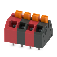 SPTAF 1/4-3,5-EL MC:RD-BK PCB gnybtų blokas