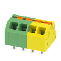 SPTAF 1/ 4-3,5-IL MC:GN-YE PCB gnybtų blokas