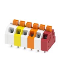 SPTAF 1/ 6-3,5-EL MC:WH-RD PCB gnybtų blokas