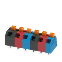 SPTAF 1/ 6-5,0-EL MC:BK-BU PCB gnybtų blokas