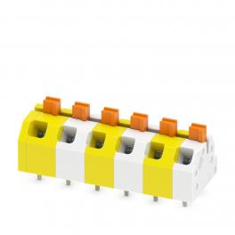 SPTAF 1/6-5,0-EL MC:YE-WH PCB gnybtų blokas