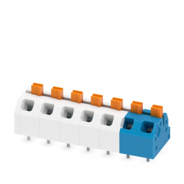 SPTAF 1/ 7-5,0-EL MC:WH-BU PCB gnybtų blokas