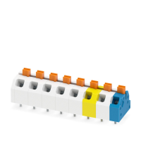 SPTAF 1/ 8-5,0-EL MC:WH-BU PCB gnybtų blokas