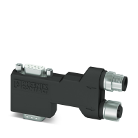 SUBCON-PLUS-PROFIB/90X/PG/M12 D-SUB bus connector