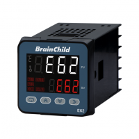 Temperatūros reguliatorius BTC-E62-41111, įėjimai TC/RTD, išėjimai 2x Relay + 1x Alarm, 230VAC