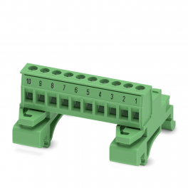 UMSTBHK 2,5/10-G BD:10-1 DIN rail connector