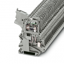 UT 4-HESILED 24 (5X20) GY Modulinė saugiklių jungčių plokštė