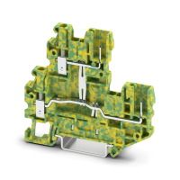UTTB 2,5/2P-PE Protective conductor double-level terminal block
