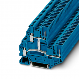 UTTB 2,5/2P-PV BU Double-level terminal block