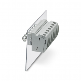 UW 16-POT GNYE Panel feed-through terminal block