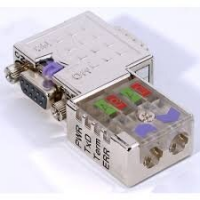 VIPA 972-0DP01 PROFIBUS jungtis 90°, su PG įėjimu, metalinė dėžutė
