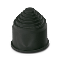 WP-EC TPE HF 42,5 BK Transition sleeve from hose to cable