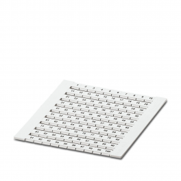ZBFM 6/WH,LGS:1-100 Zack marker strip