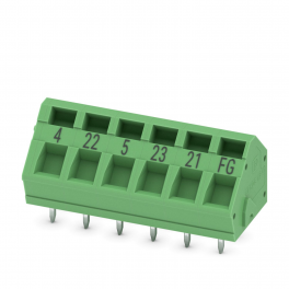 ZFKDSA 1,5C-5,0-6 BD:4-FG PCB gnybtų blokas